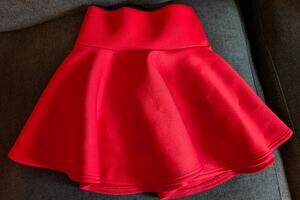 CoCo Red Skater Skirt Size Small